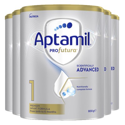 【澳洲直邮】Nutricia爱他美 Aptamil白金 1段奶粉 6桶 新包装（注：新版克重从900g降到800g）